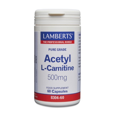 Lamberts Acetyl L Carnitine 500mg 60 caps